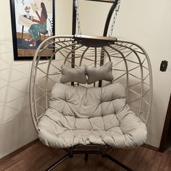 Double Hanging Swing Chair  
