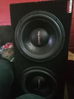 2 15zz American Bass  Kicker Box HI Defention  