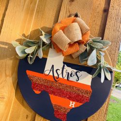 Astros Door Sign 