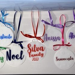 Personalized Ornaments 
