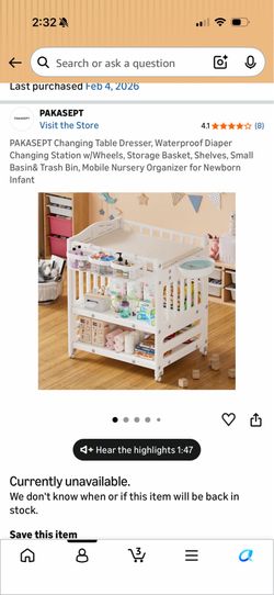 Changing table (baby)