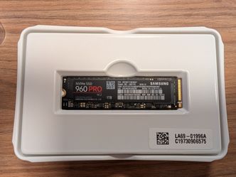 Samsung 960 Pro 1TB NVMe SSD - TESTED GOOD 95%