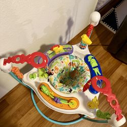 Fisher-Price Baby Bouncer Animal Activity Jumperoo Musical Play Center