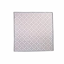 Geometric Lattice Flower Square Scarf 48x48cm | Custom Design Bandana NWOT