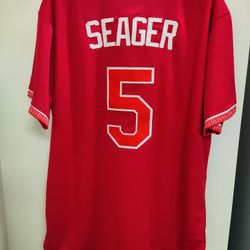 Texas Rangers Red City Connect Corey Seager Adult XL Jersey