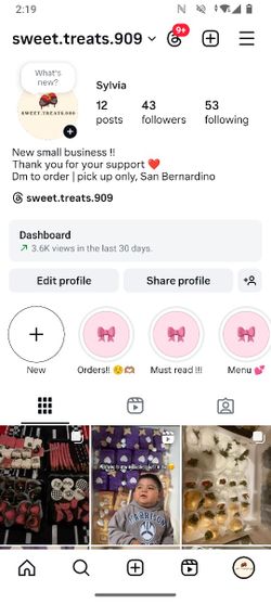 Treats I Make For Special Events 