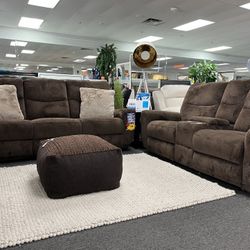 🤩🤩Recliner Sofa & Love Seat On Furniture Liquidation Now !! Both Pieces $799 🤩🤩