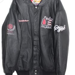 Dale Earnhardt The Intimidator Jeff Hamilton Collection Leather Jacket