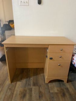 Wooden desk