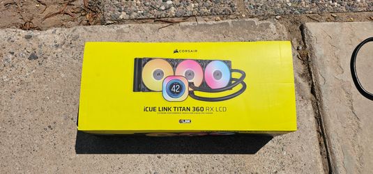 New in box Corsair Titan 360 AIO LCD must sell