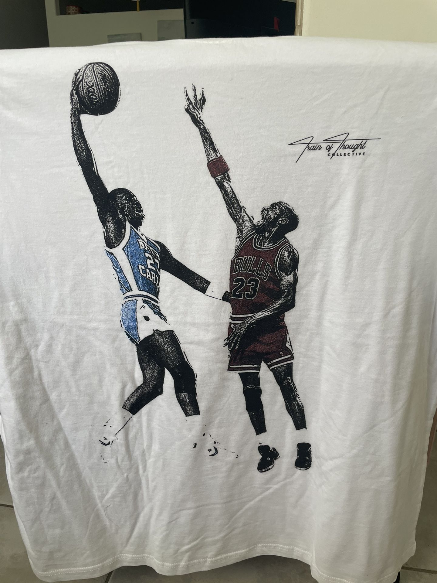 New Michael Jordan 3XL White Short Sleeve T Shirt