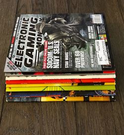 Electronic Gaming Monthly Magazine lot Of 8!!