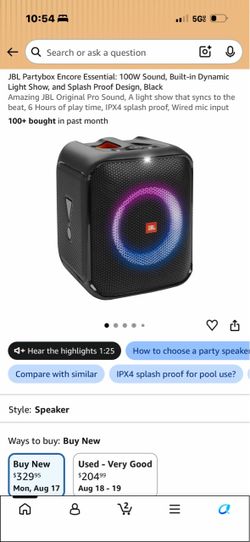 JBL Partybox Encore Essential Bluetooth Speaker