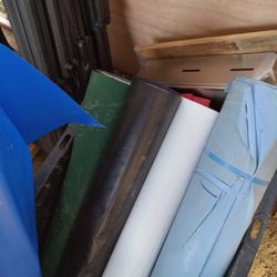 Multiple Rolls Of Vinyl