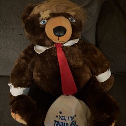 Original Trumpy Bear With “YES, IMA TRUMP GIRL GET OVER IT!”