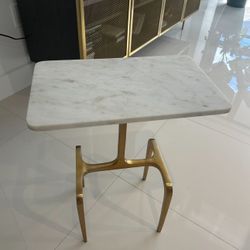 Cb2 Side Marble Table