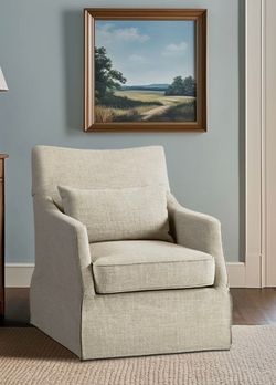 2 Swivel Accent Chairs