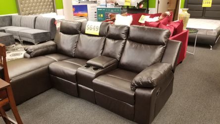 Sectional recliner