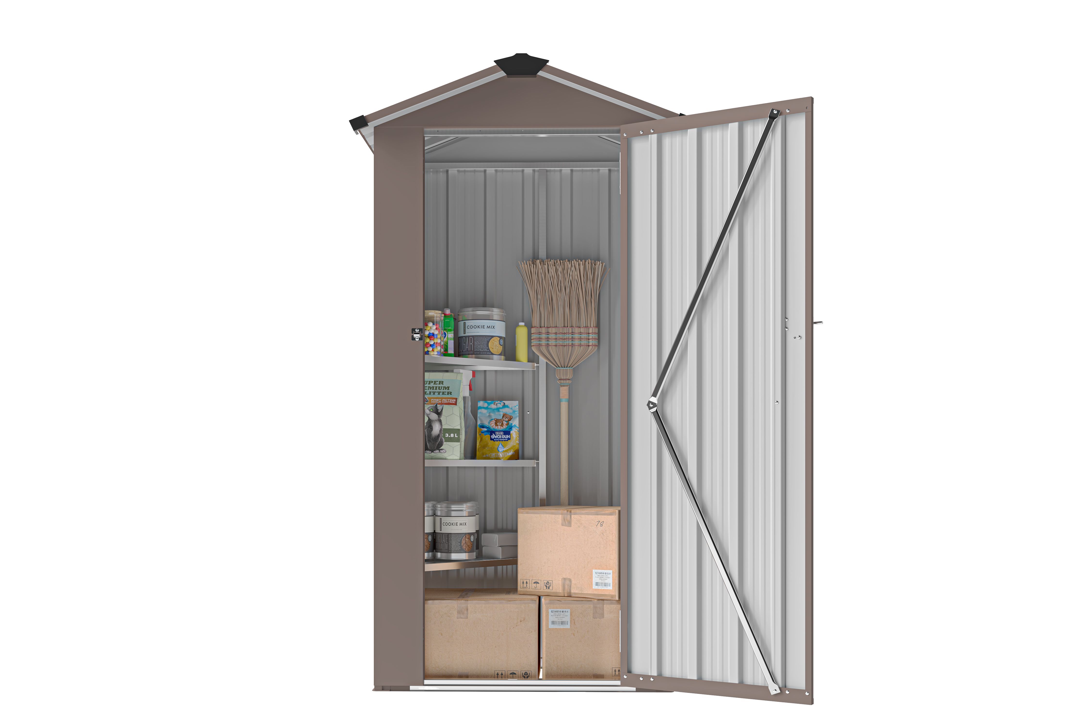 Campcraft High quality galvanized iron sheet, waterproof design, reasonable internal space planning, equipped with a solid lock system, easy to assemb