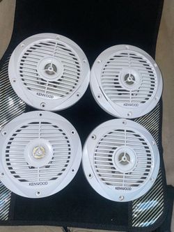 Kenwood marine speakers 6.5(4)