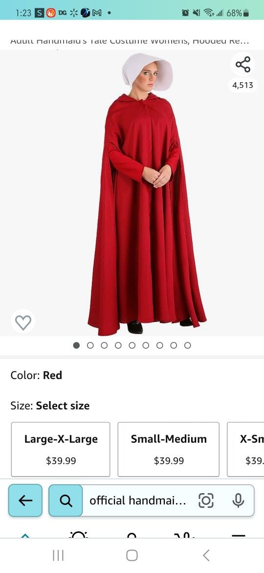 Handmaids Tale Costume 