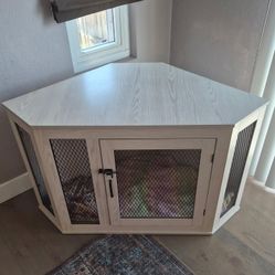 Corner Coffee Table / Pet Sleeping Cozy Zone