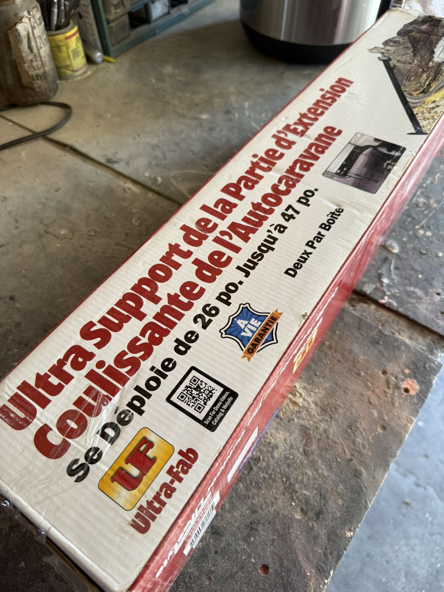 Ultra Fab Slid Out Supports