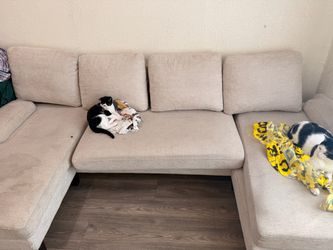 Damaged couch