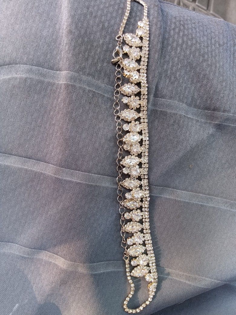 Silver Necklace/ Choker