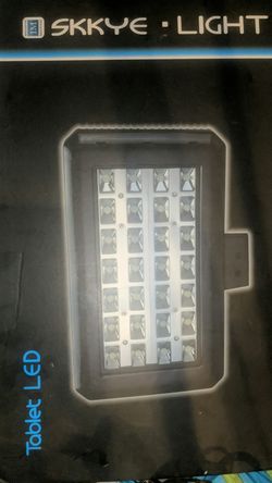 Tablet LED light for fish tank
