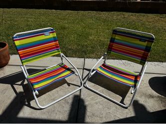 Beach Chairs and Soccer Balls