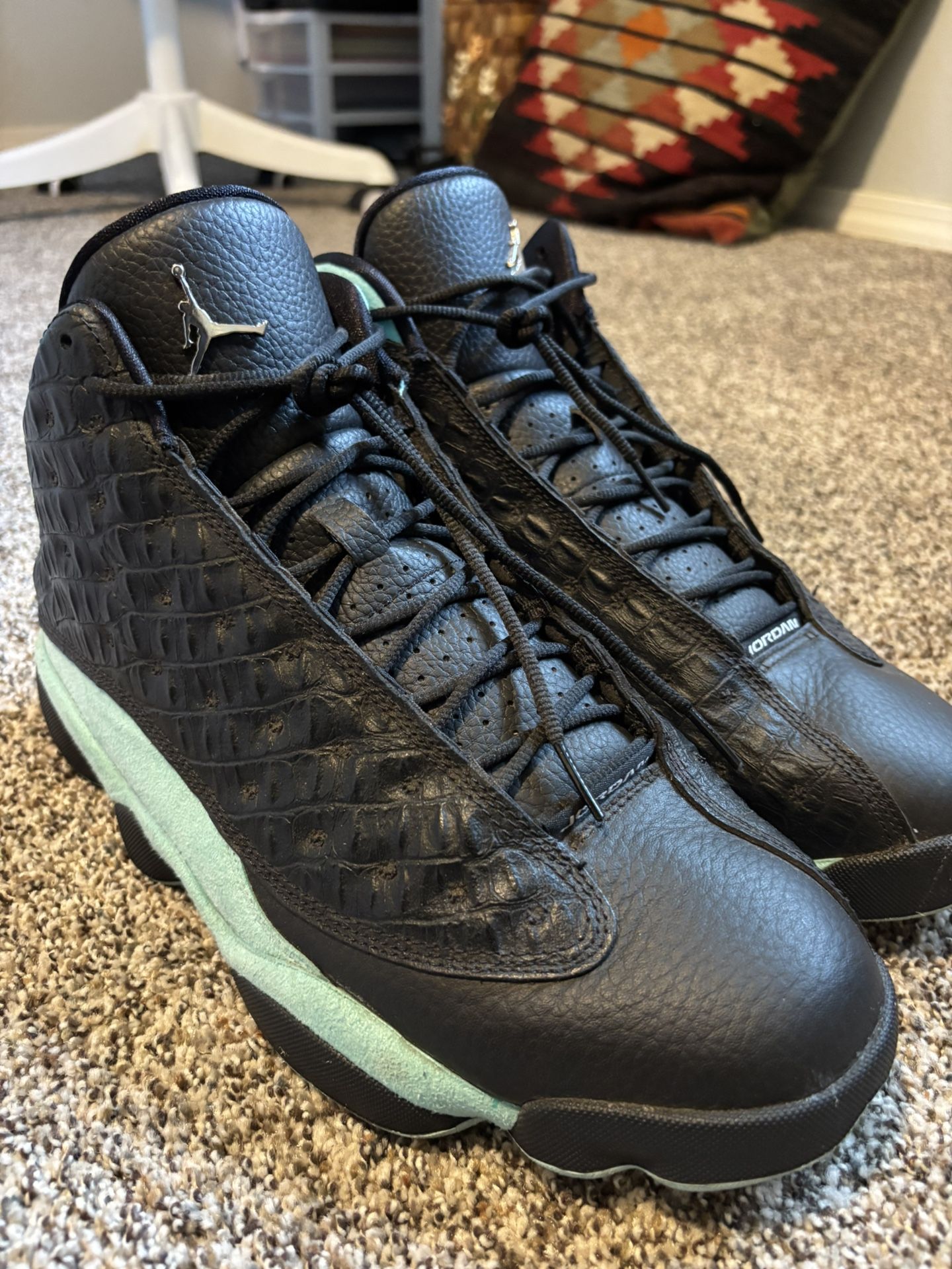 Jordan 13 Island Green Size 12