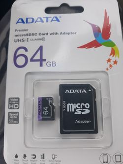 64 gig mini SD card with adapter take for $39.99