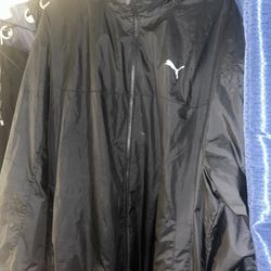 XL BLACK PUMAS WINDBREAKER
