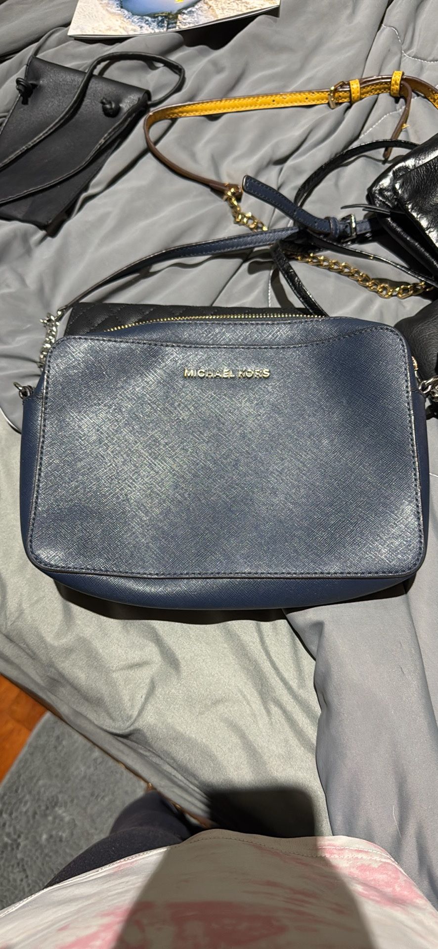 Navy Michael Kors Bag & 9 Others