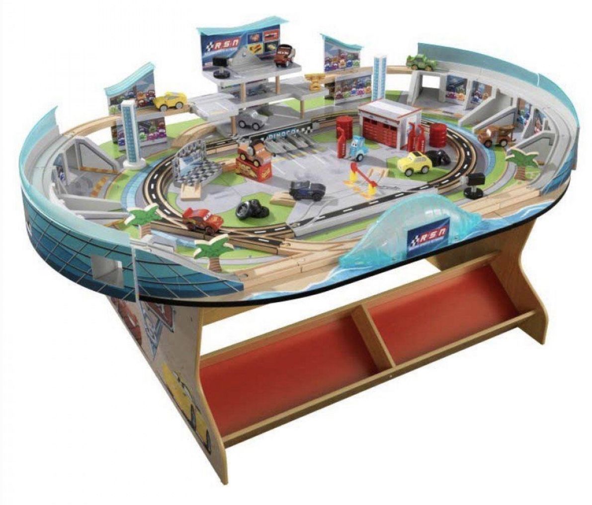 KidKraft Disney Pixar Cars 3 Speedway Train Table Track