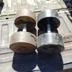 Dumbbells 2x100lbs 