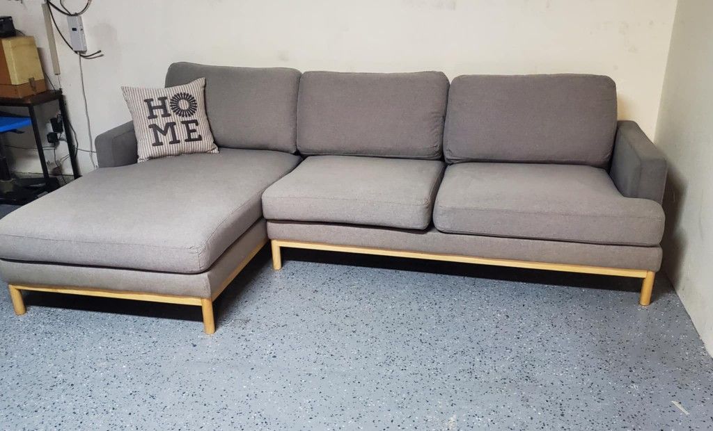 Grey Sectional Couch Delivery Available