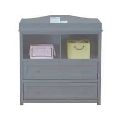 Gray Changing Table Dresser