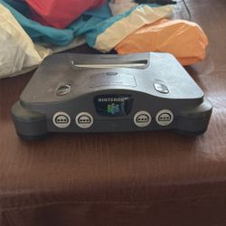 N64 No Cables Just The Console 