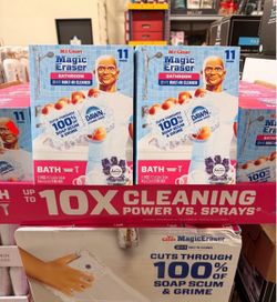 Mr Clean Magic Eraser 2-in-1 Built In Cleaner with Febreze Brand New In Box