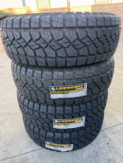 37x12.50r18 Lionhard tires nuevas con 50,000 millas de garantía las 4