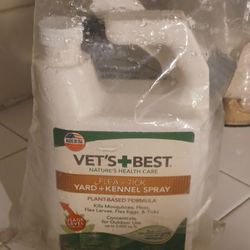 Vet's Best Flea & Tick Yard + Kennel Spray. 
