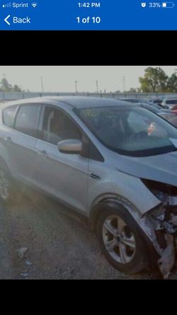 2016 Ford Escape parted; engine and transmission