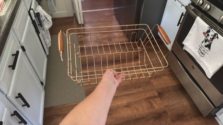 Dish rack gold