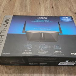 Nighthawk AX3000 WiFi6 Router