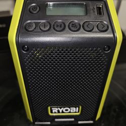 compact ryobi bluetooth speaker