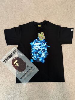 *BLACK & BLUE* Bape shirt