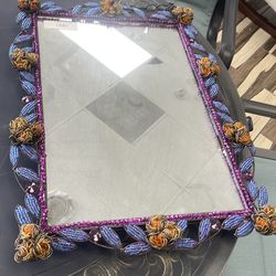 Decorative Mirror Handmade with beads