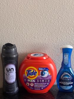 Tide Pods 57 count & Unstoppables Bundle